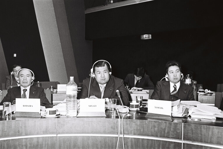 Φωτογραφία 6: Meeting at the European Parliament in Strasbourg in February 1980