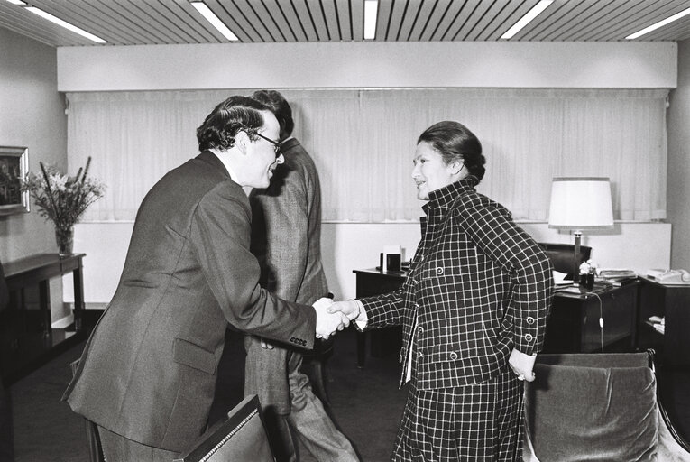 Φωτογραφία 17: Meeting at the European Parliament in Strasbourg in February 1980