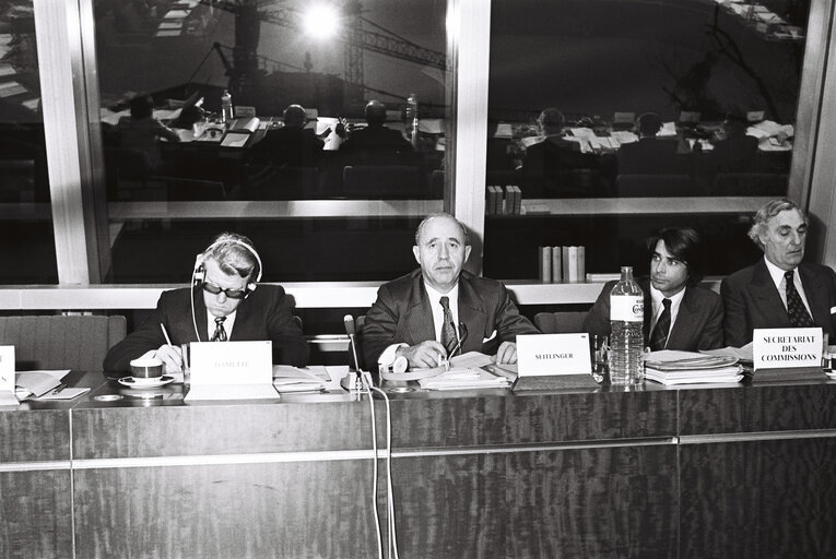 Valokuva 2: Meeting at the European Parliament in Strasbourg in February 1980