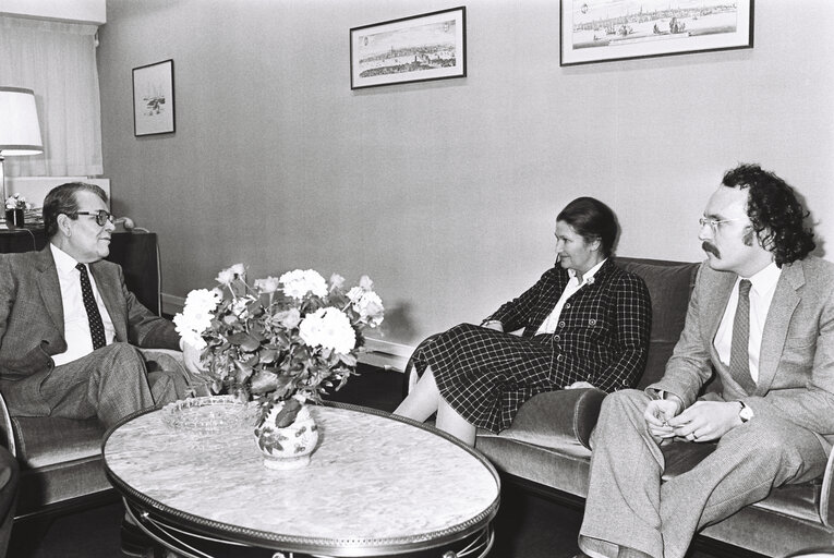 Φωτογραφία 13: Meeting at the European Parliament in Strasbourg in February 1980