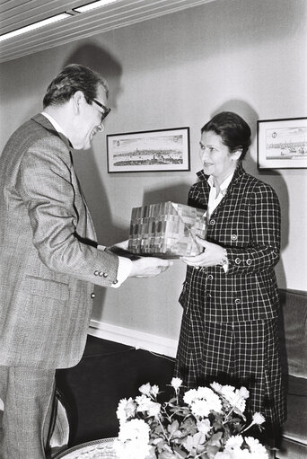 Fotografi 15: Meeting at the European Parliament in Strasbourg in February 1980