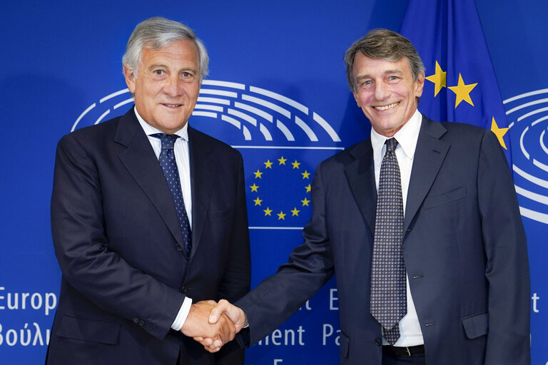 David SASSOLI - EP President meets with Antonio TAJANI