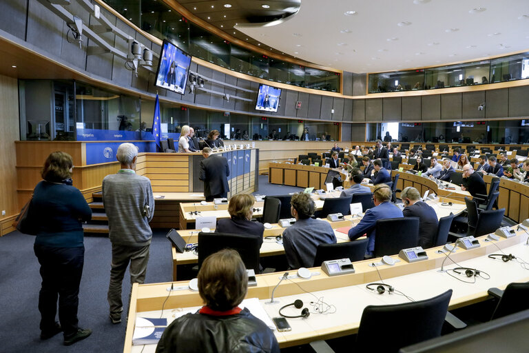 Fotografia 3: Constituent meeting of the Delegation to the EU-Serbia Stabilisation and Association Parliamentary Committee