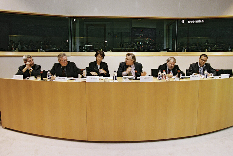 Meeting at the EP in Brussels