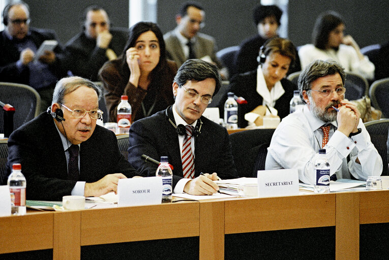 Nuotrauka 5: Official visit of Ahmad Fathi SOROUR ,Speaker of the House of Representatives of Egypt at the EP Brussels