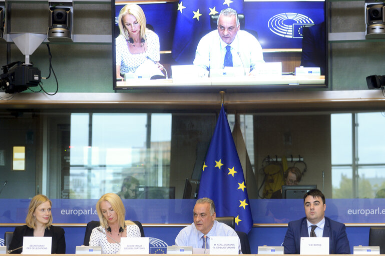 Fotagrafa 5: Constituent meeting of the Delegation to the EU-Albania Stabilisation and Association Parliamentary Committee