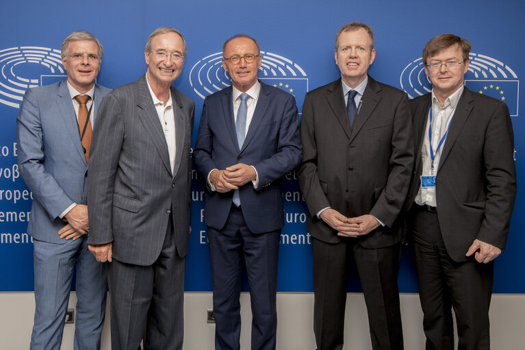 Othmar KARAS - EP Vice-president meets with Christoph LEITL