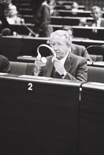 Plenary session in Strasbourg in March 1980.Italian Presidency