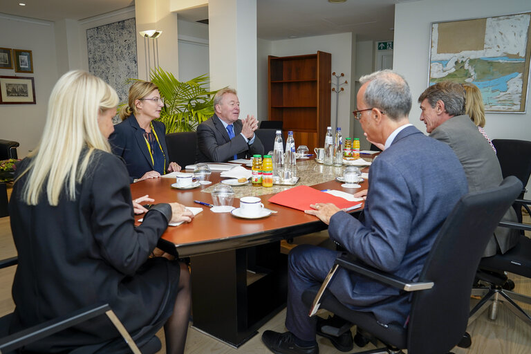 Fotografie 2: David SASSOLI, EP President meets with Janusz WOJCIECHOWSKI,  Commissioner-designate for Agriculture
