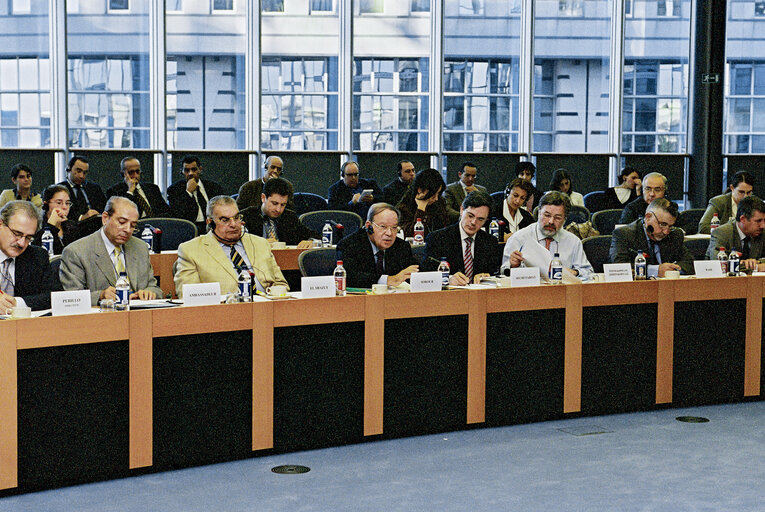 Nuotrauka 4: Official visit of Ahmad Fathi SOROUR ,Speaker of the House of Representatives of Egypt at the EP Brussels