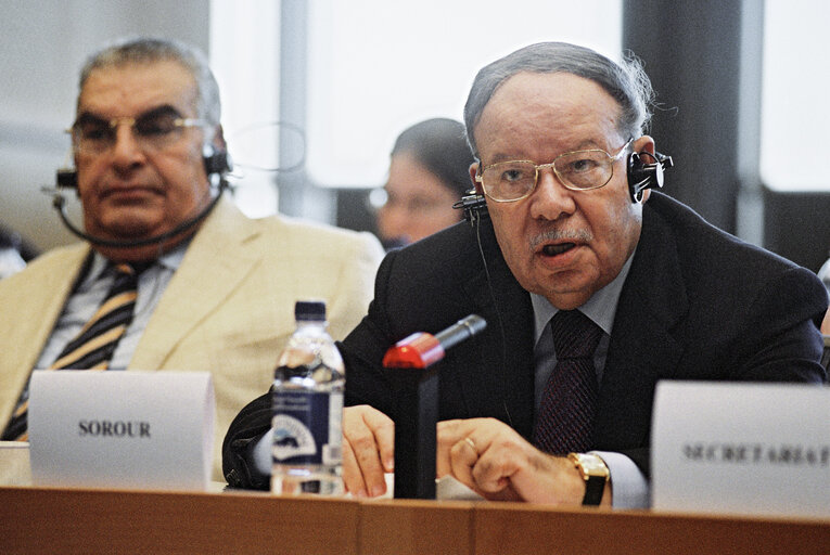 Nuotrauka 7: Official visit of Ahmad Fathi SOROUR ,Speaker of the House of Representatives of Egypt at the EP Brussels