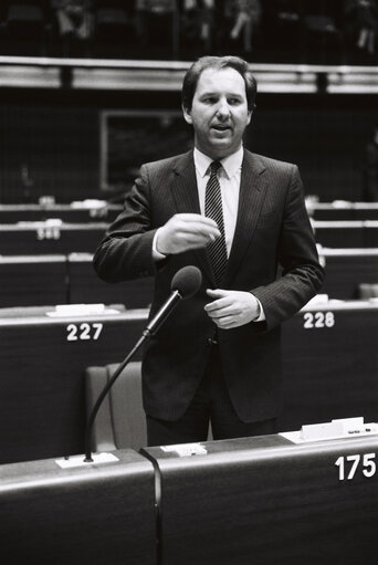 Fotografija 4: The MEP Ingo FRIEDRICH during a session in Strasbourg in March 1980.