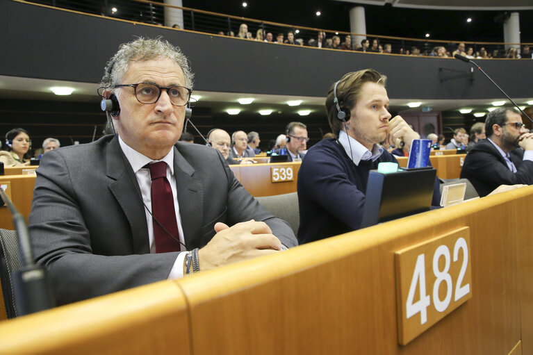 Photo 2 : Giuseppe FERRANDINO in the EP in Brussels