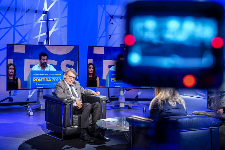 Φωτογραφία 6: David SASSOLI, EP President interviewed by France 24