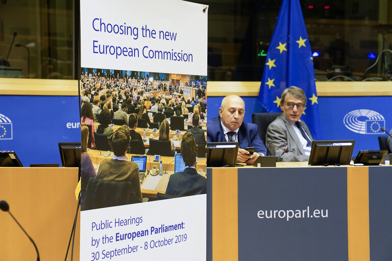 David SASSOLI, EP President participates in a seminar 'Choosing the new European Commission'