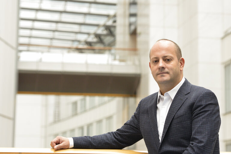 Fotografie 12: Radan KANEV in the European Parliament in Brussels