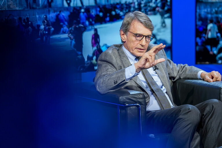 Φωτογραφία 5: David SASSOLI, EP President interviewed by France 24