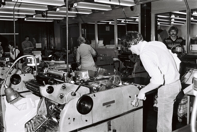 Photo 7: The EP printing service of Strasbourg