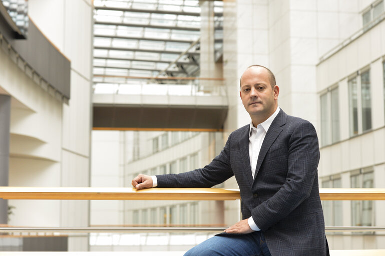 Fotografie 13: Radan KANEV in the European Parliament in Brussels