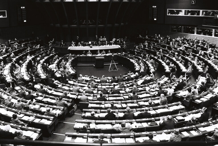 Plenary Session in Strasbourg.General view