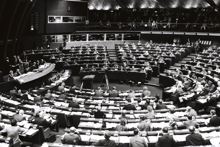 Plenary Session in Strasbourg.General view