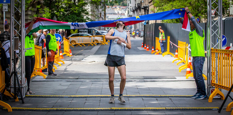 Fotografi 29: Europe Day in Budapest, Hungary on Sunday 08 May 2022.