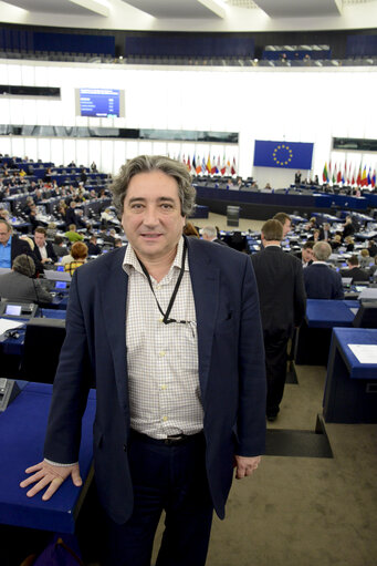 Photo 1 : Ricardo SERRAO SANTOS in Plenary session week 03 2015 in Strasbourg