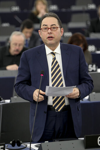 Fotografija 4: Plenary session in Strasbourg - Week 3 2015 - Programme of activities of the Latvian Presidency  Council and Commission statements