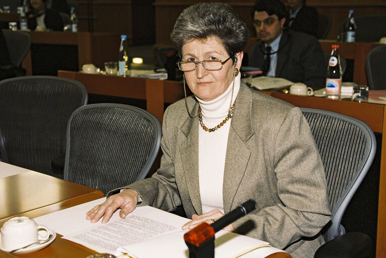 Fotó 1: MEP Agnes SCHIERHUBER at the European Parliament in Brussels