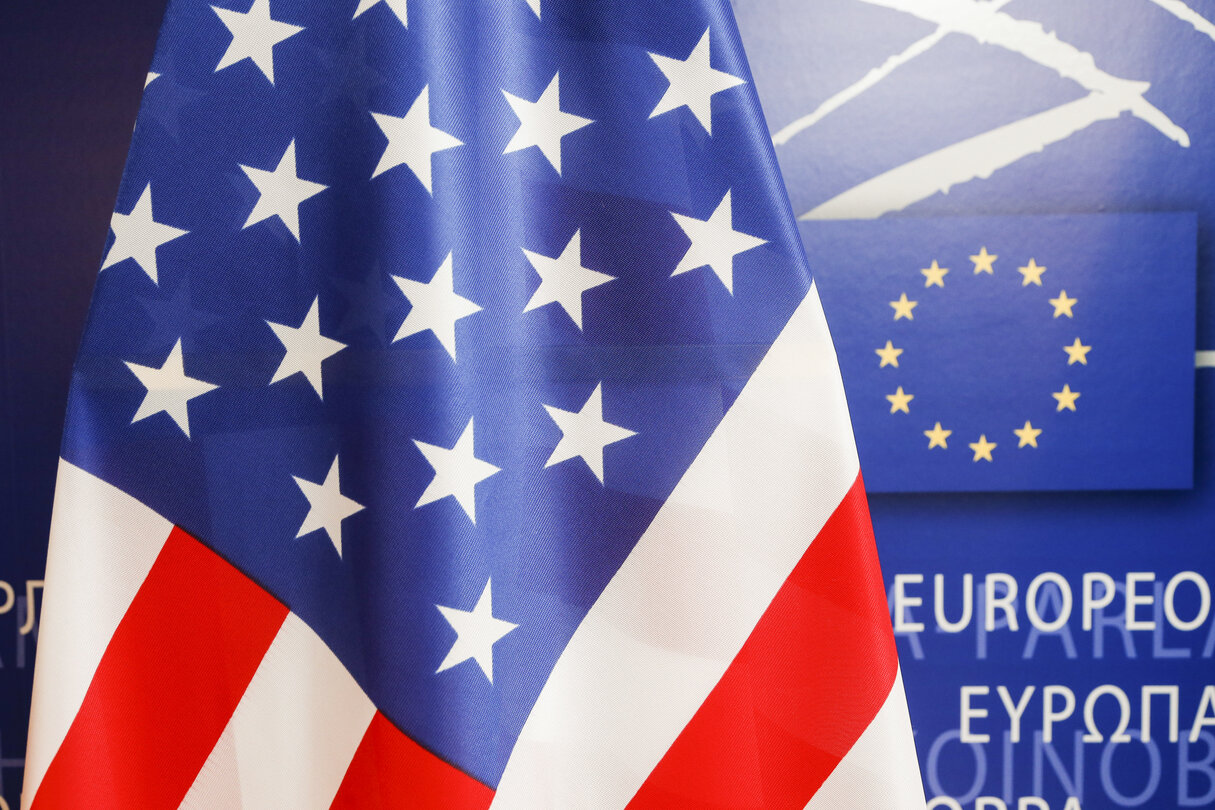 Visit of the Vice-President of the United States of America to the European Parliament in Brussels.