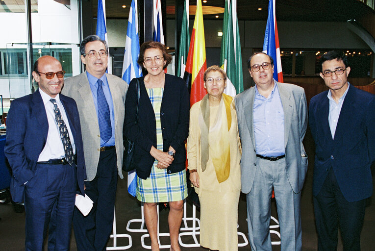 Fotagrafa 1: Group picture of the Spanish GUE-NGL group MEPs