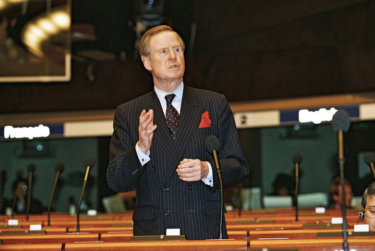 MEP Bryan M.D. CASSIDY at the European Parliament in Strasbourg