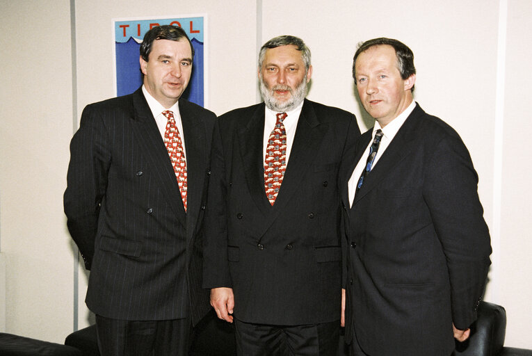 Fotó 1: Meeting with Commissioner Franz FISCHLER at the European Parliament in Strasbourg