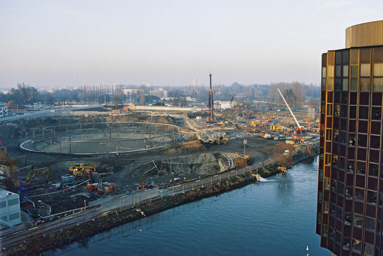 Photo 1 : Construction site of the LOW building in Strasbourg