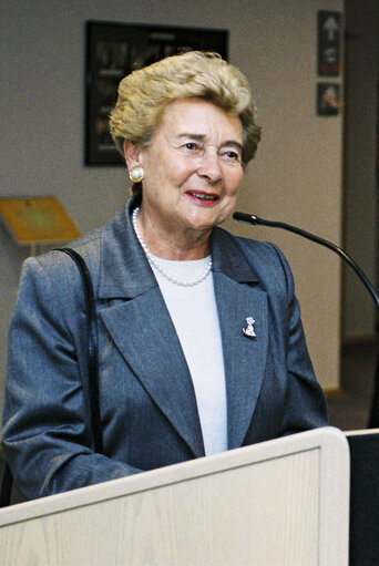 Photo 1 : Exhibition on 50 years of the European Parliament