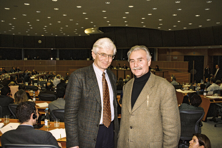 Fotografia 1: MEP Reinhard RACK at the European Parliament