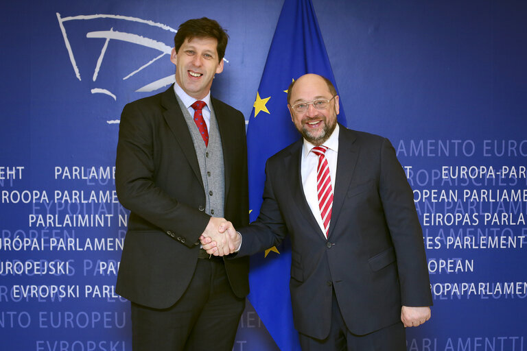 Fotografia 1: Martin SCHULZ EP President meets with Ian DUNCAN