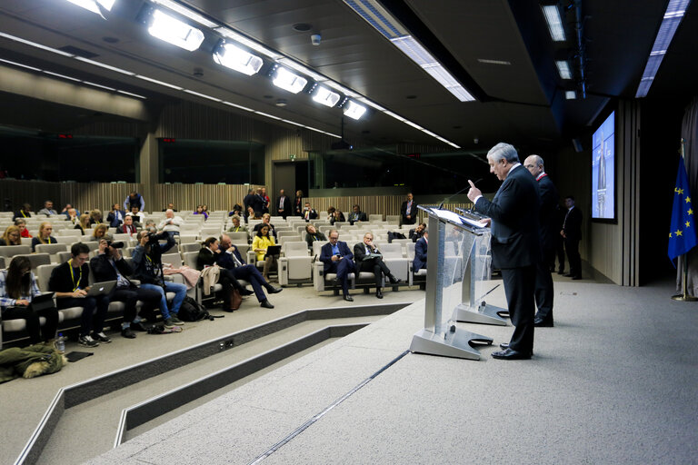 European Council - Press conference by Antonio TAJANI, President of the EP