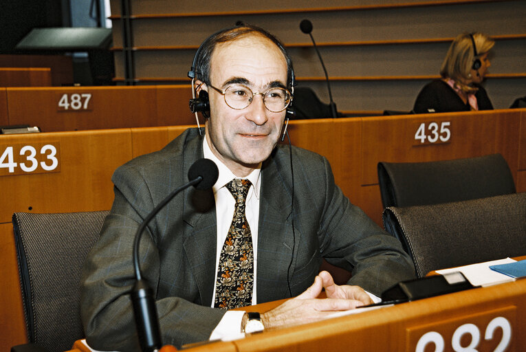 Jean Yves LE GALLOU in Plenary session in Brussels