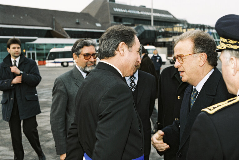 Fotografi 8: Visit of President of the Portuguese Republic at the European Parliament in Strasbourg