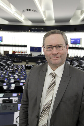 Photo 1: Gilles LEBRETON in plenary week 7 2015 in Strasbourg