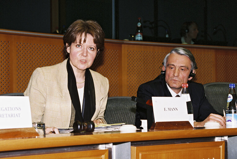 Foto 1: Meeting of the EU-Ukraine Parliamentary Cooperation Committee, at the EP in Brussels.