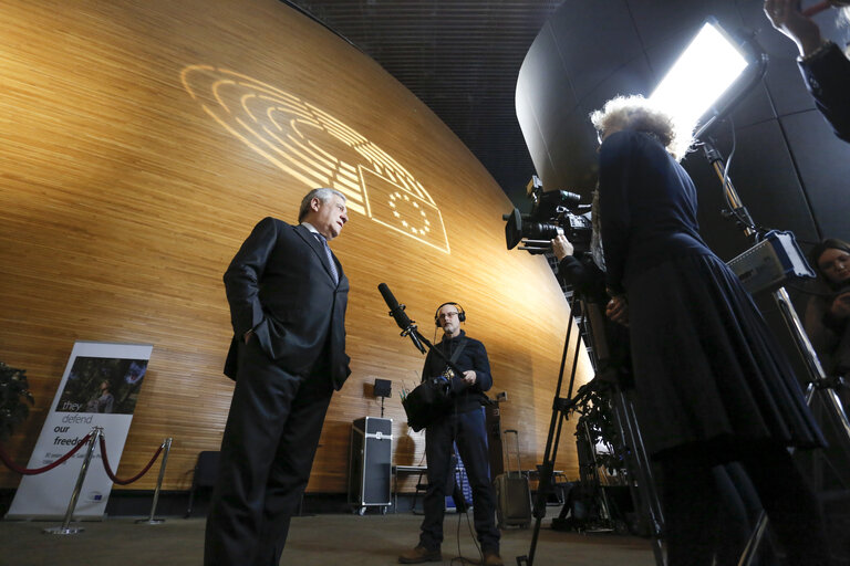 Foto 4: Antonio TAJANI - EP President in interview