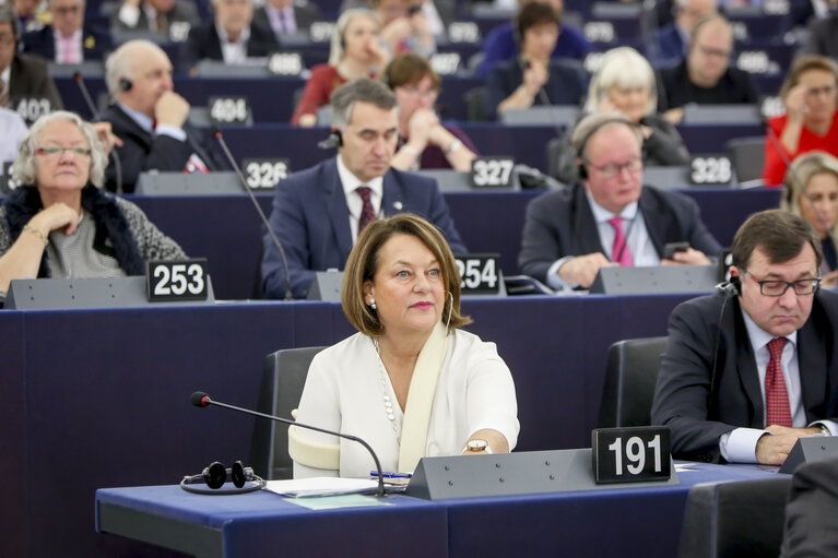 Nathalie GRIESBECK in the EP in Strasbourg