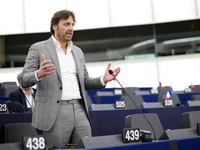 Photo 5 : Olaf STUGER in the EP in Strasbourg