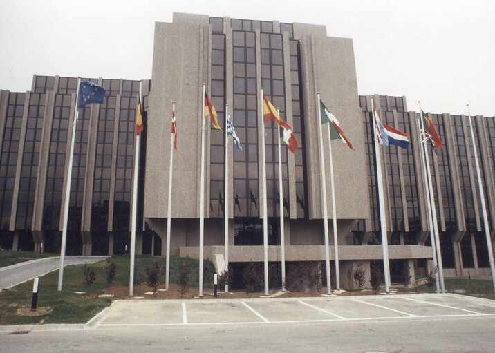 The European Court of Auditors in Luxembourg in 1977