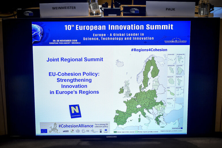 Fotografie 17: EU-Cohesion Policy: Strengthening Innovation in Europe’s Regions in the framework of the 10th European Innovation Summit