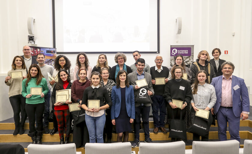 Transcribathlon International Finale and round table WWI / Digital Humanities (with Europeana) at the House of European History