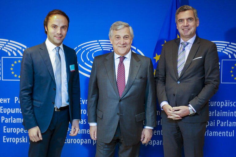 Antonio TAJANI, EP President meets with Philipp ACHAMMER