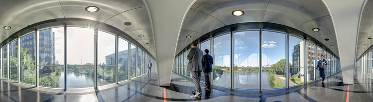 Φωτογραφία 1: Panoramic view on the EP premises in Strasbourg